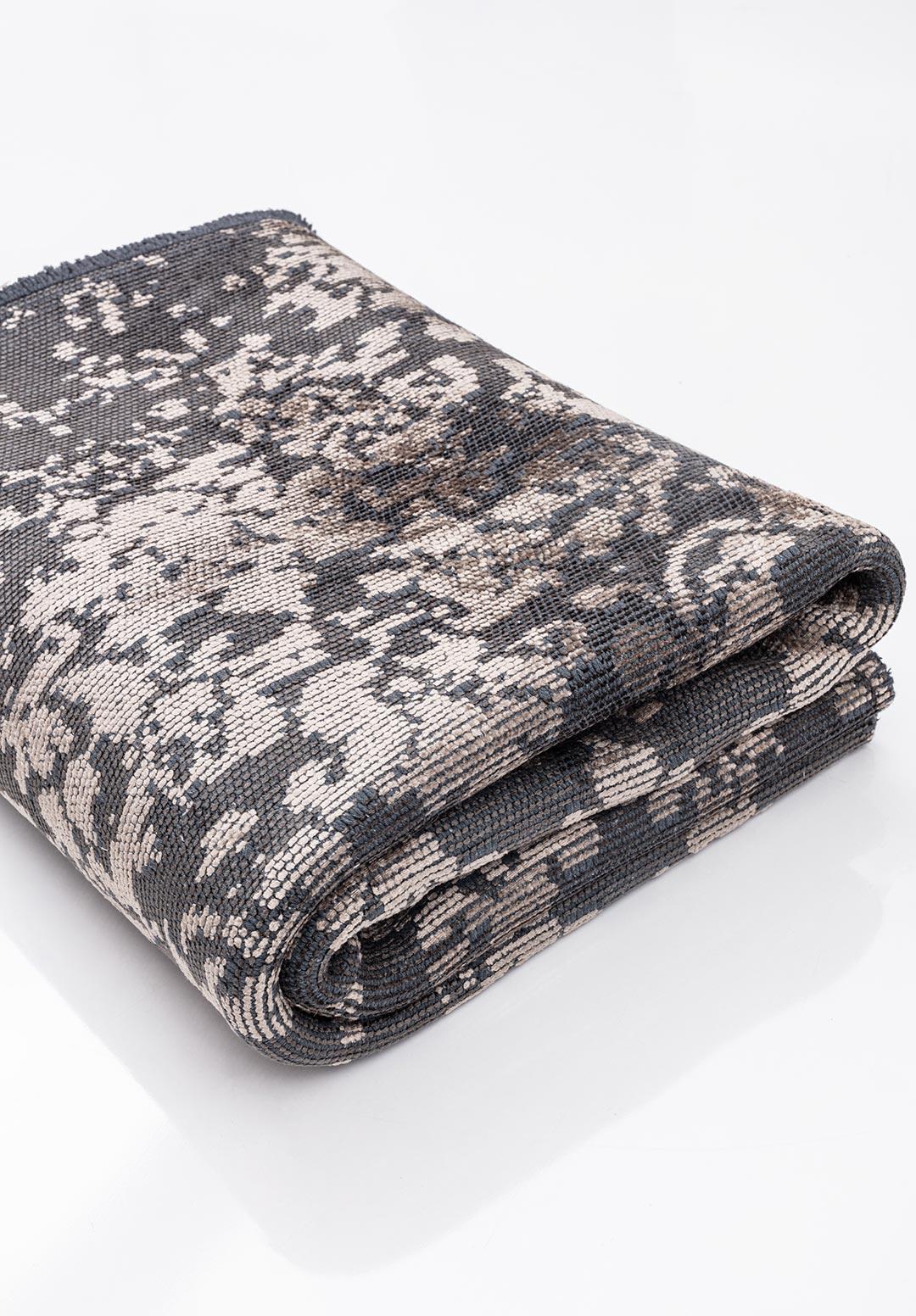 DAMASKO ANTHRACITE - BEIGE RUG