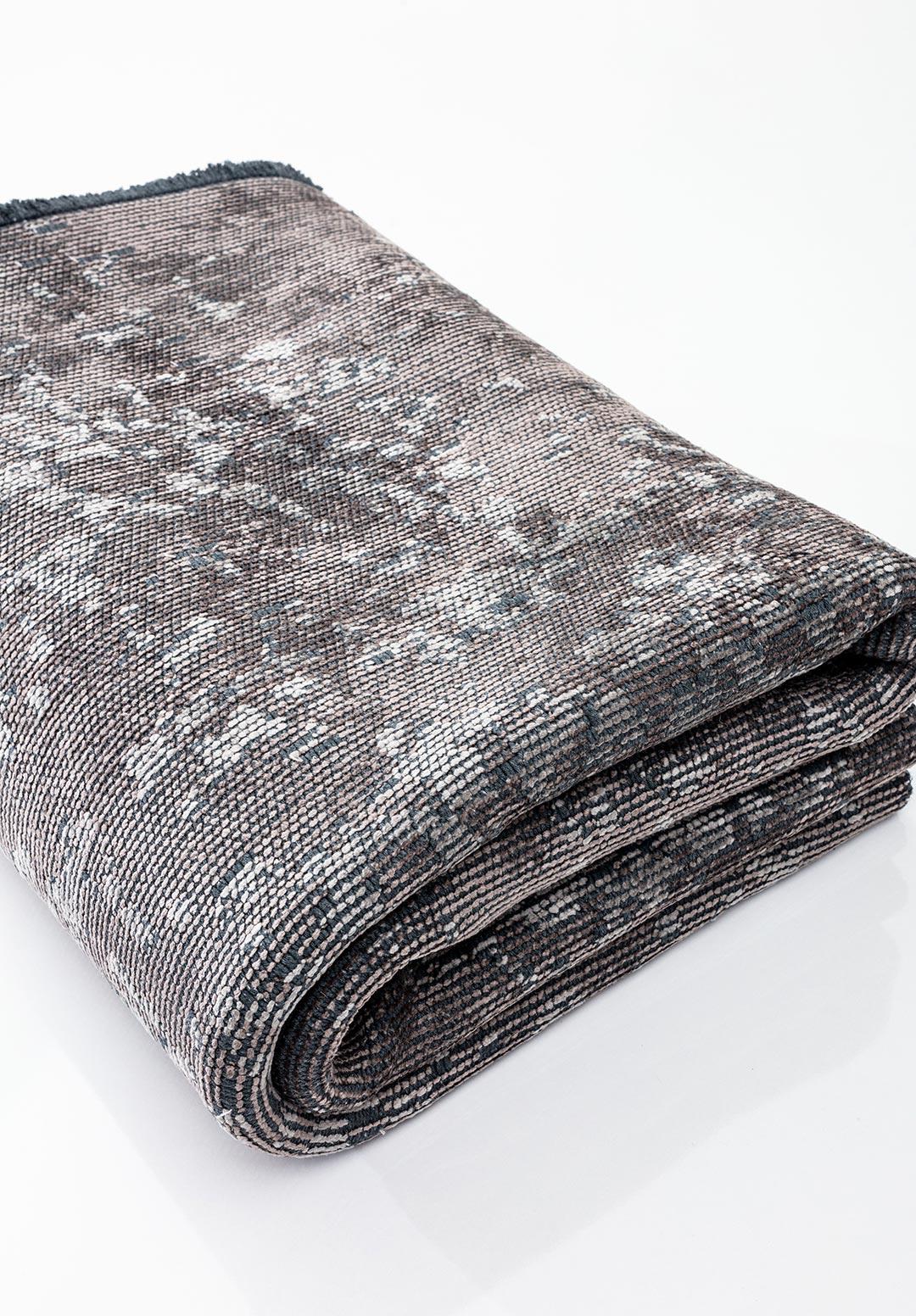 DAMASKO DARK GREY - GREY RUG