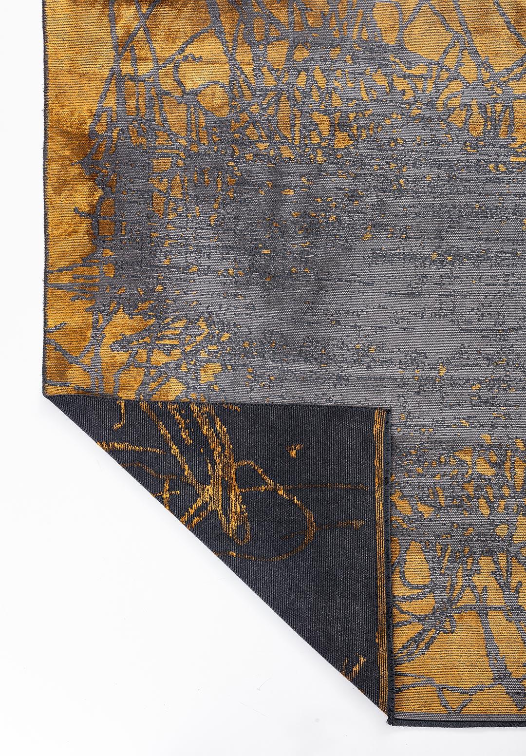 SPLASH MUSTARD - GREY RUG