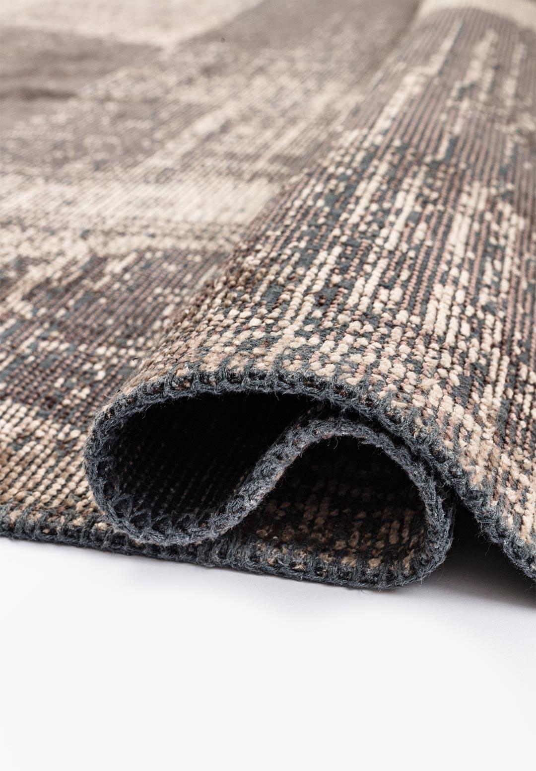 SHARP BEIGE - DARK MINK RUG