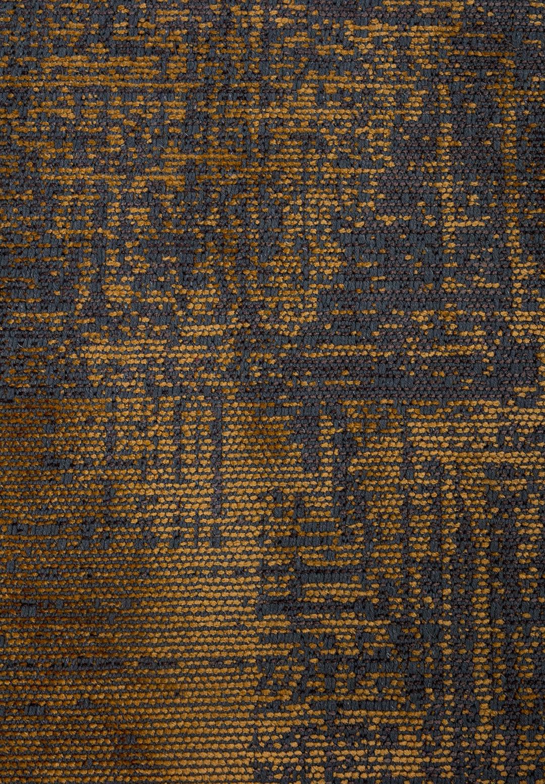 SHARP MUSTARD - DARK MINK RUG