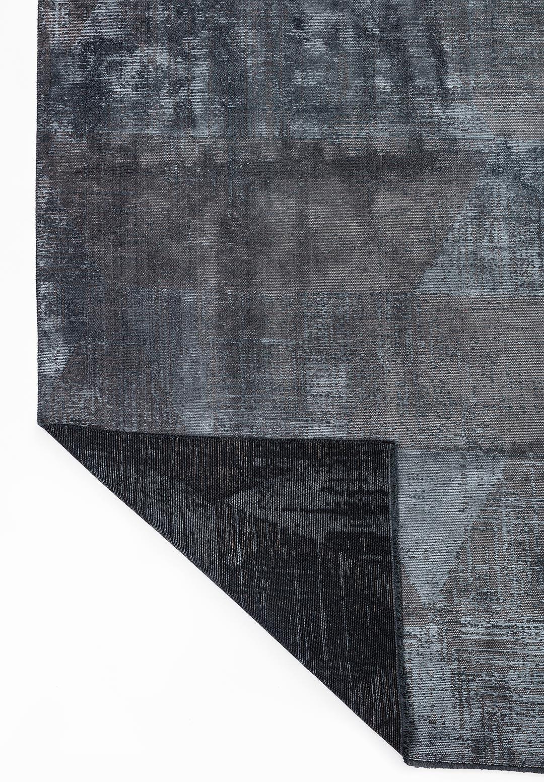 SHARP BLUE - GREY RUG