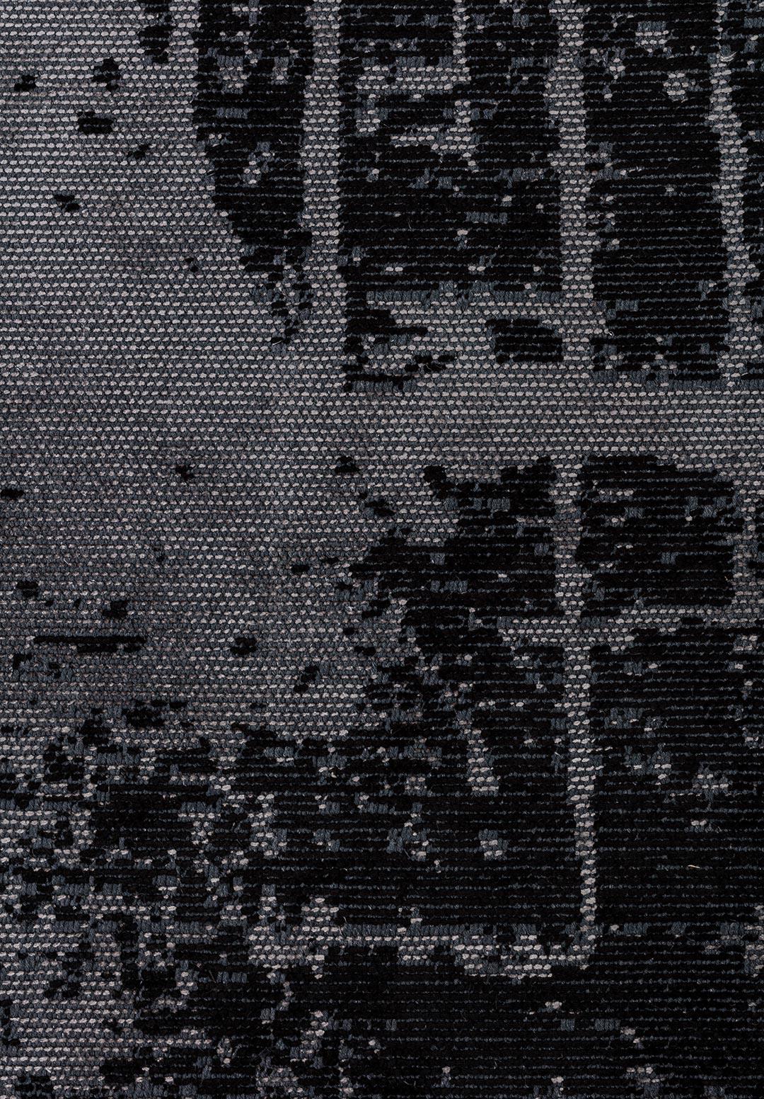 BARI BLACK - GREY RUG