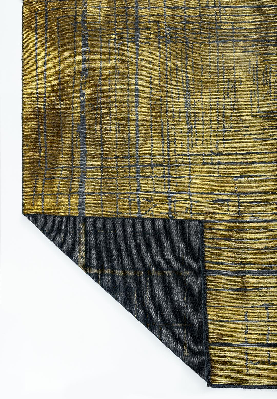 TRANI GREY - YELLOW RUG