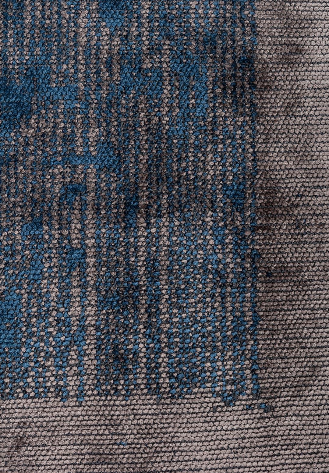 PANORAMA NAVY BLUE - DARK GREY RUG