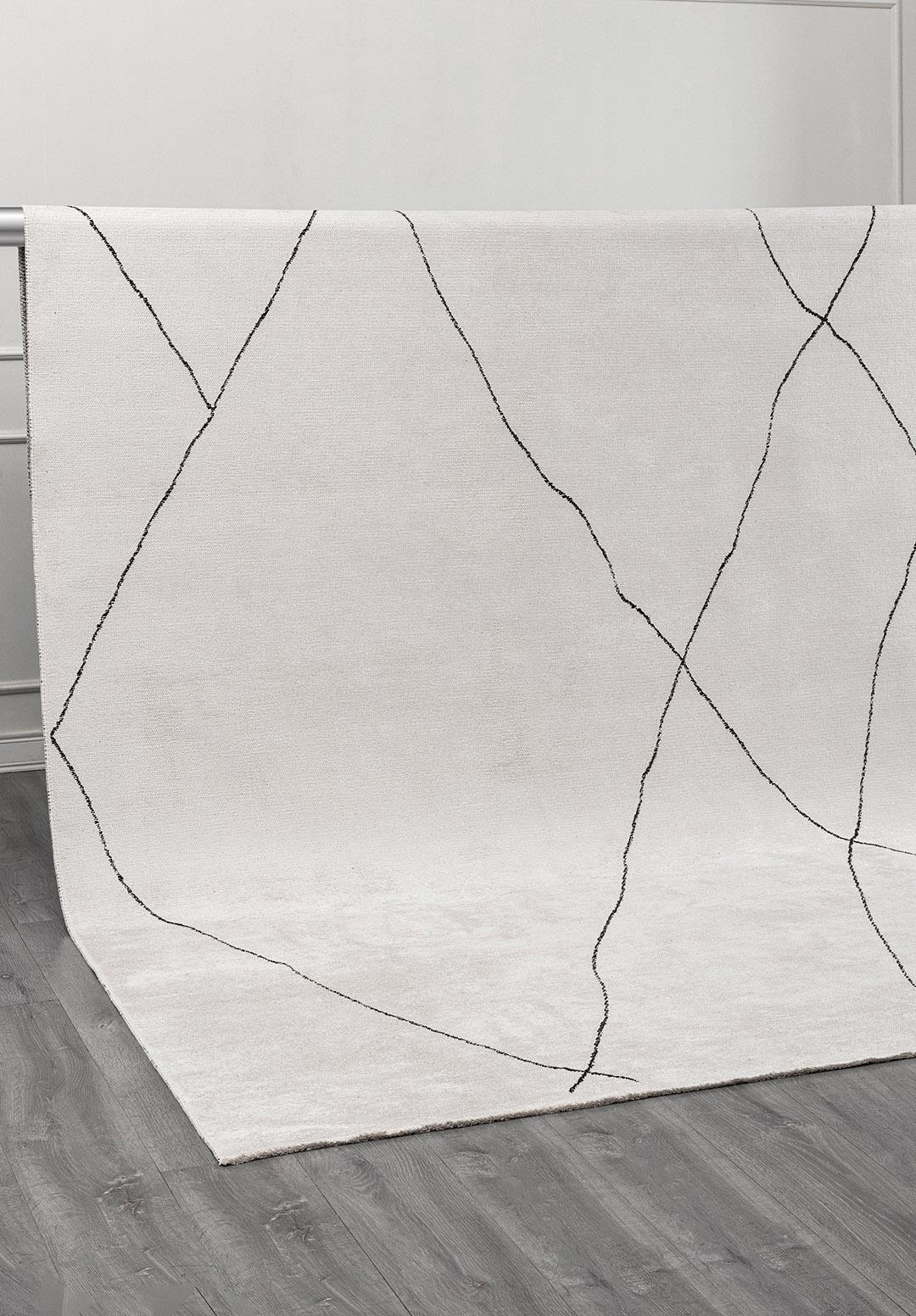 BOHEMIAN BLACK - ECRU RUG