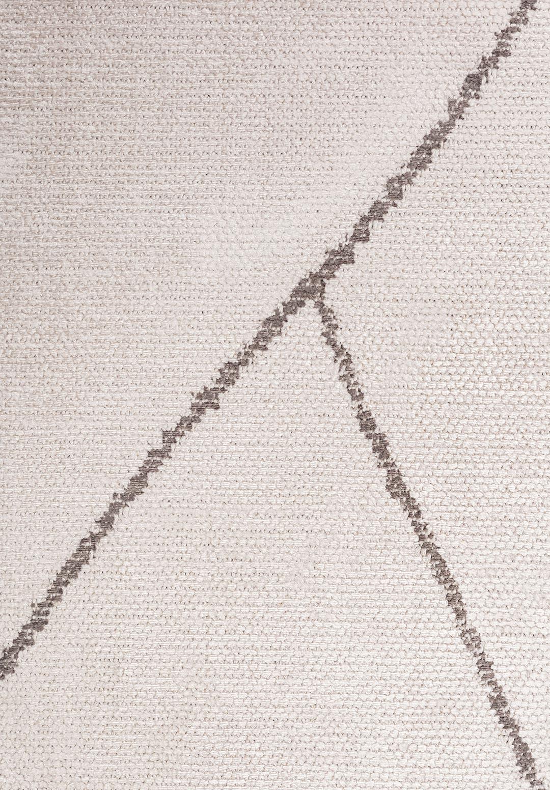 TRIBAL DARK GREY - ECRU RUG