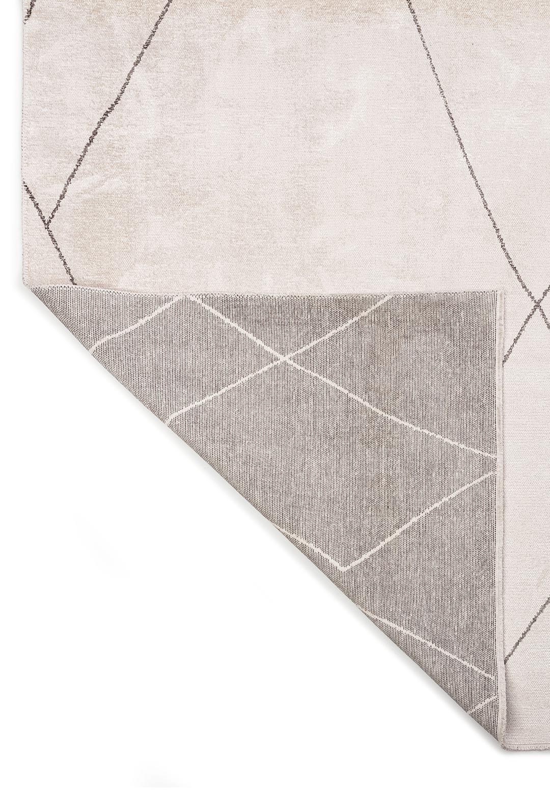 TRIBAL DARK GREY - ECRU RUG