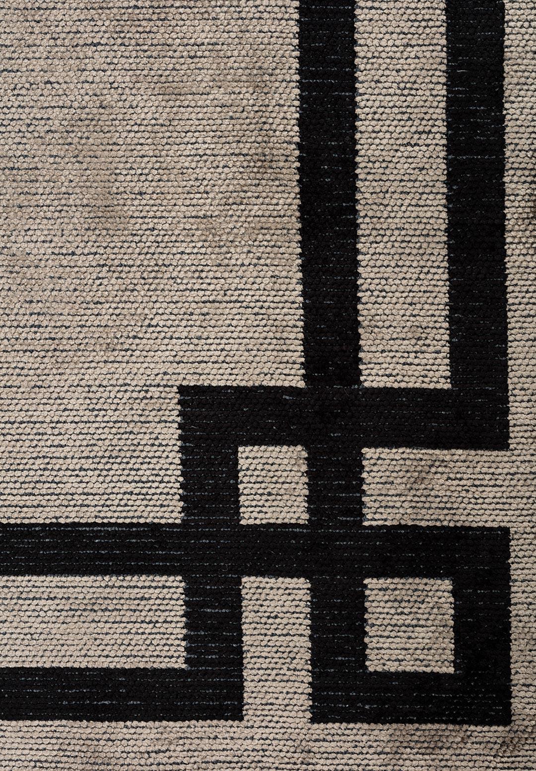 TWIST NOUGAT - BLACK RUG