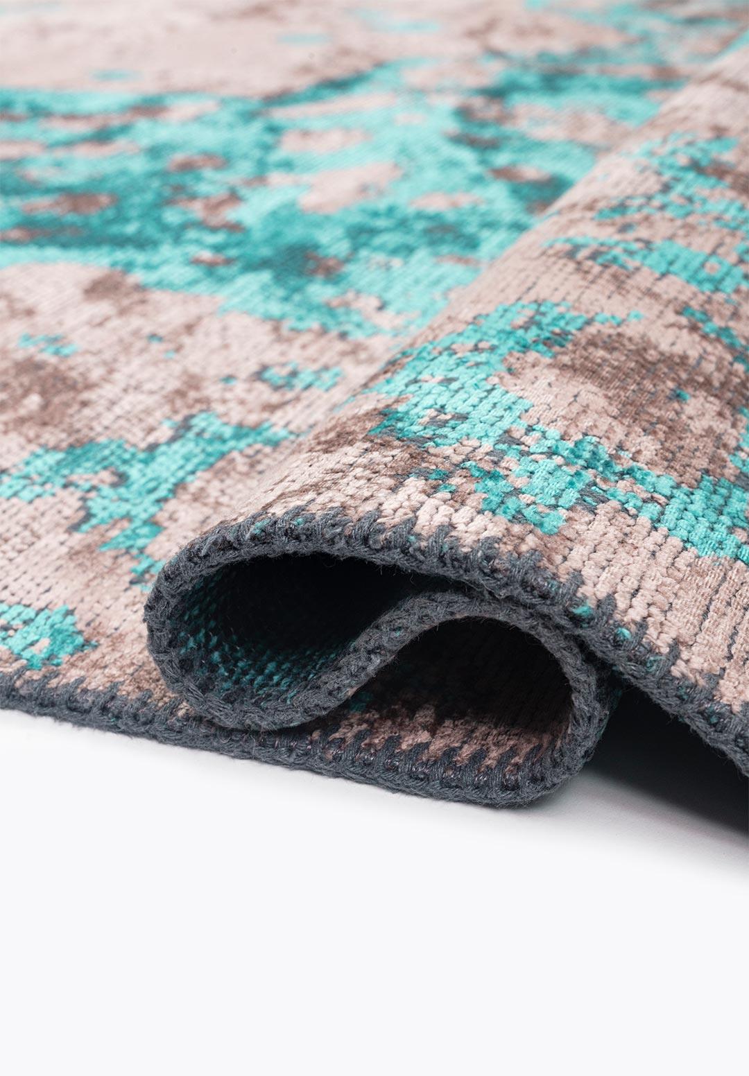 POND TURQUOISE - COPPER RUG