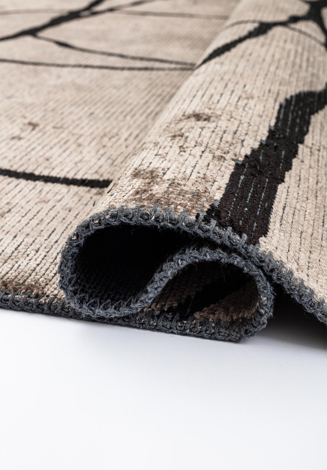 ROPE BLACK - NOUGAT RUG