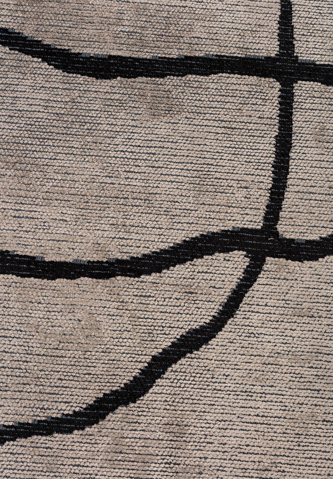 ROPE BLACK - NOUGAT RUG