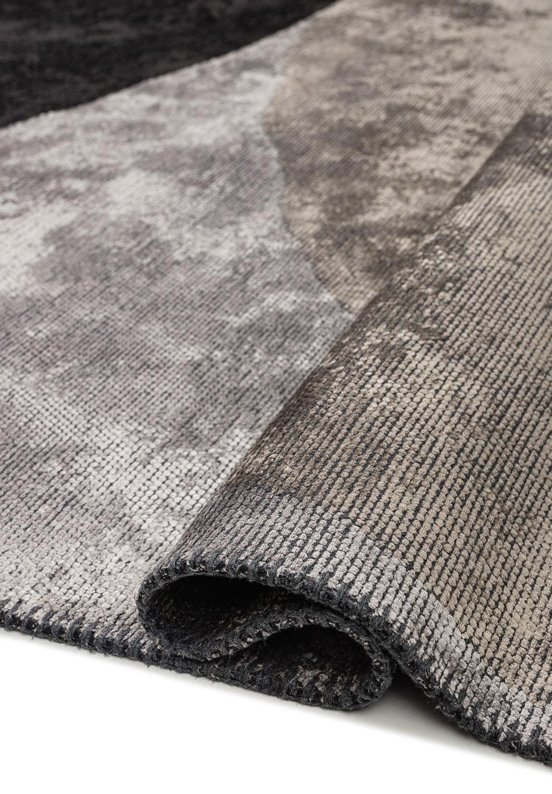 METEOR BLACK - NOUGAT - LIGHT GREY RUG