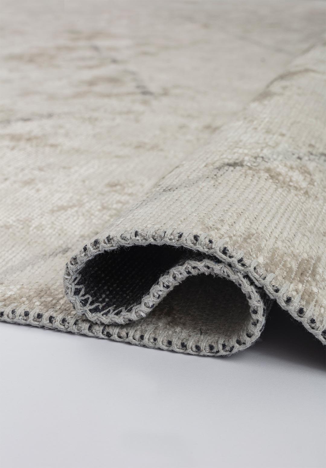 WAVE LIGHT GREY - ECRU RUG