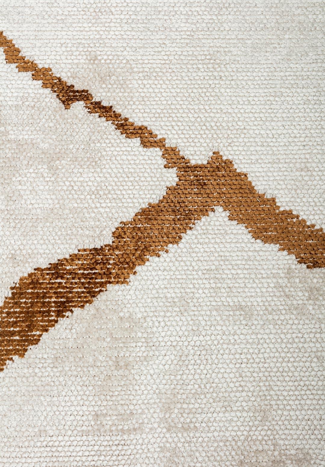 WAVE CACAO - ECRU RUG