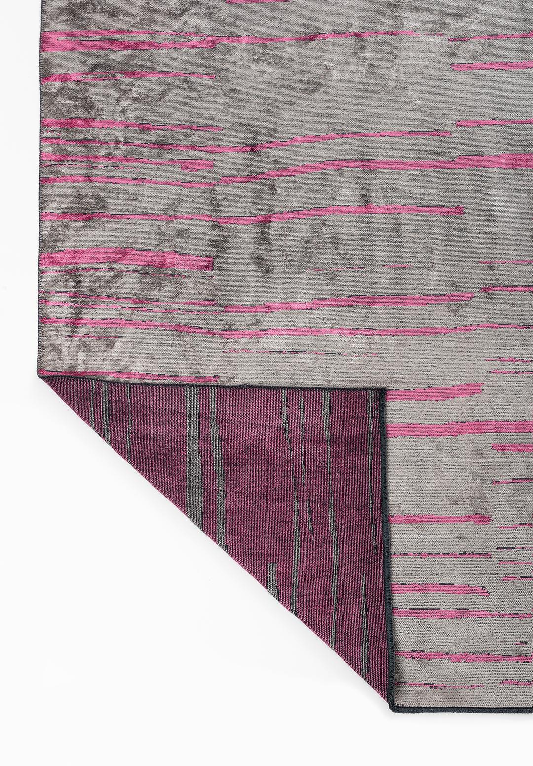 FLOW PINK - GREY RUG