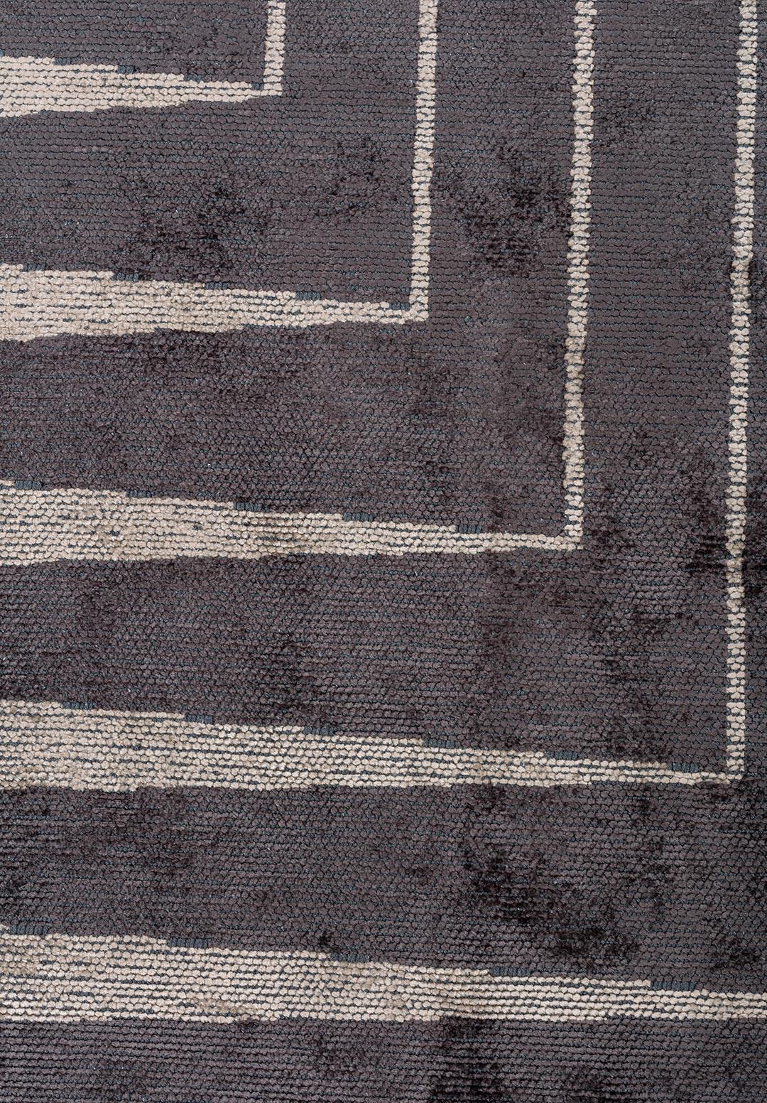 CUBIC CHARCOAL - BEIGE RUG