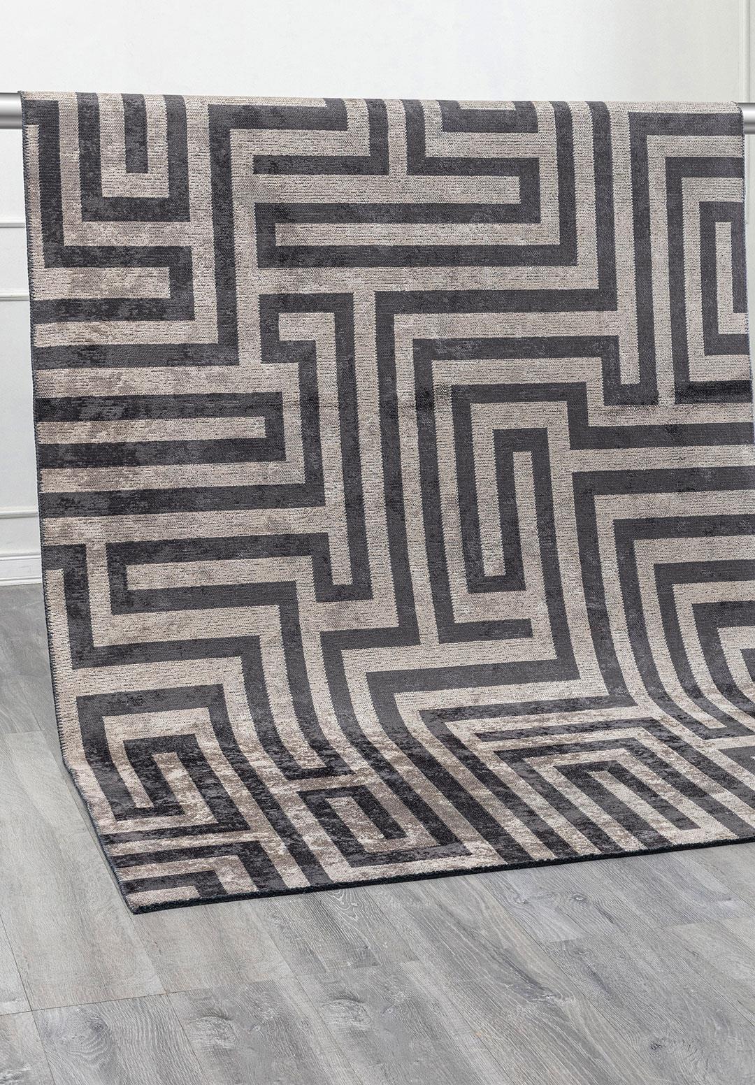 NEST CHARCOAL - BEIGE RUG