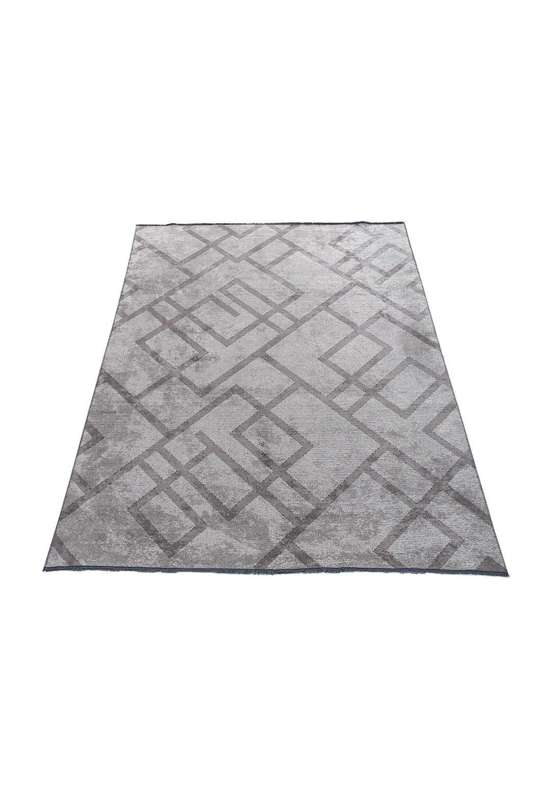 CHANNEL LIGHT GREY - DARK GREY RUG