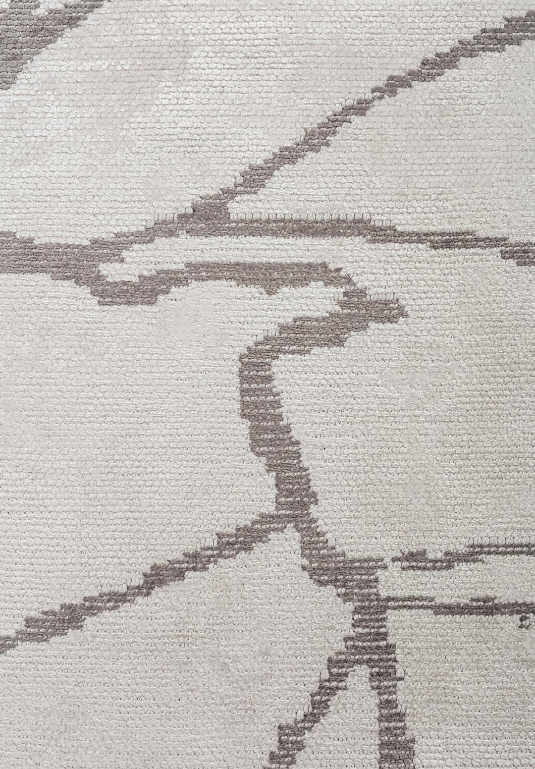 FLAW DARK GREY - ECRU RUG