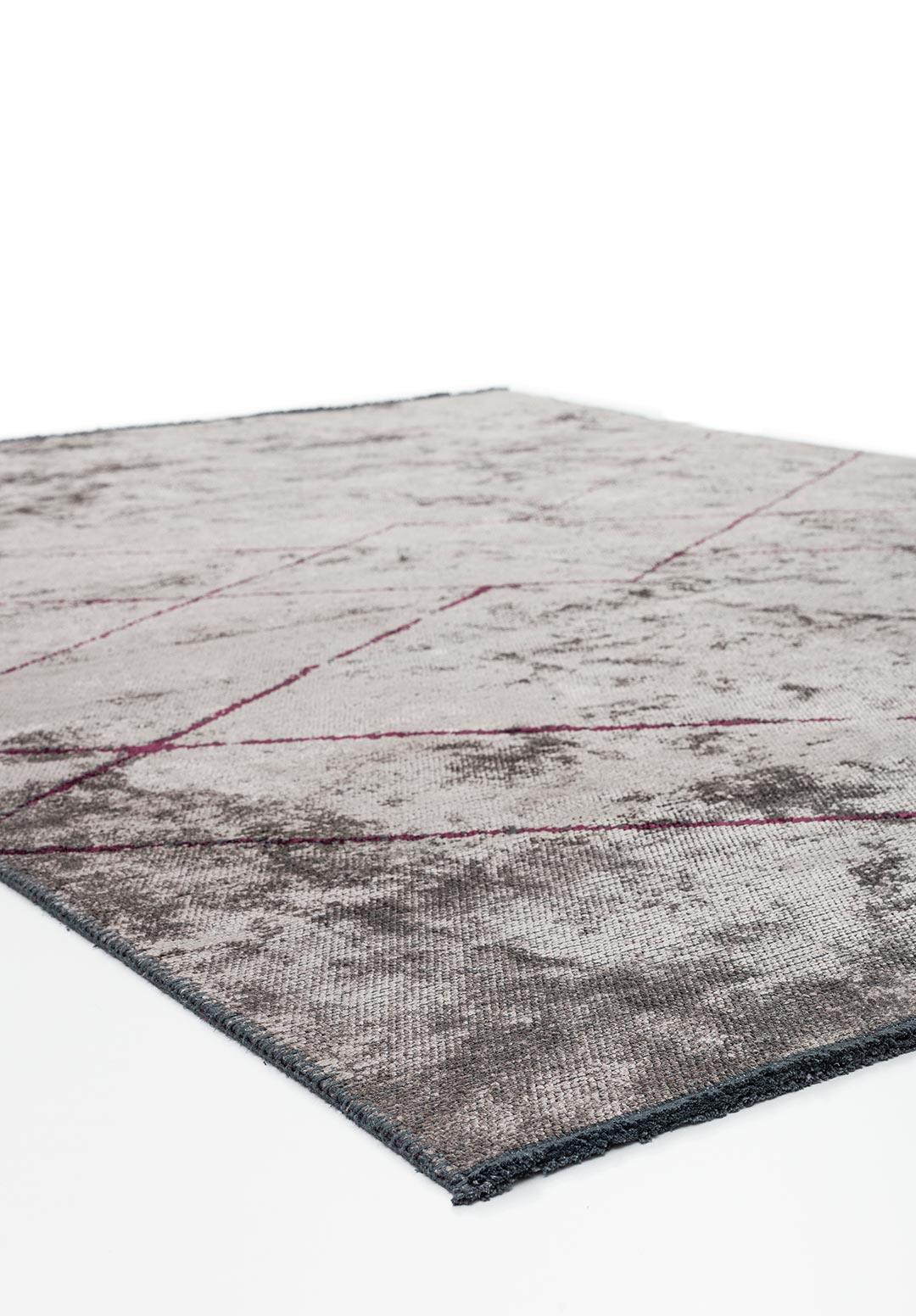 SPIDER DARK DAMSON - DARK GREY RUG