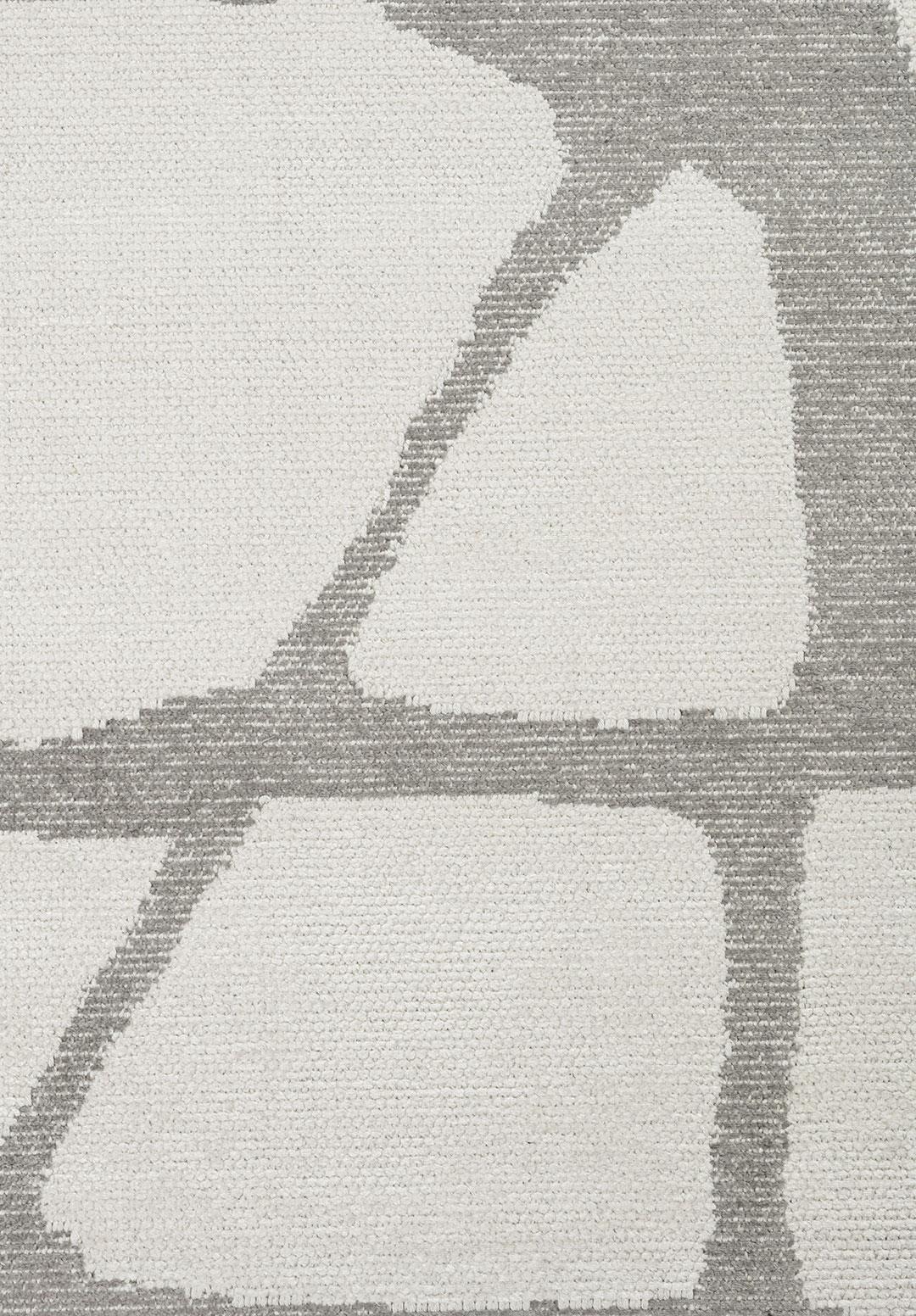 WEB GREY - ECRU RUG