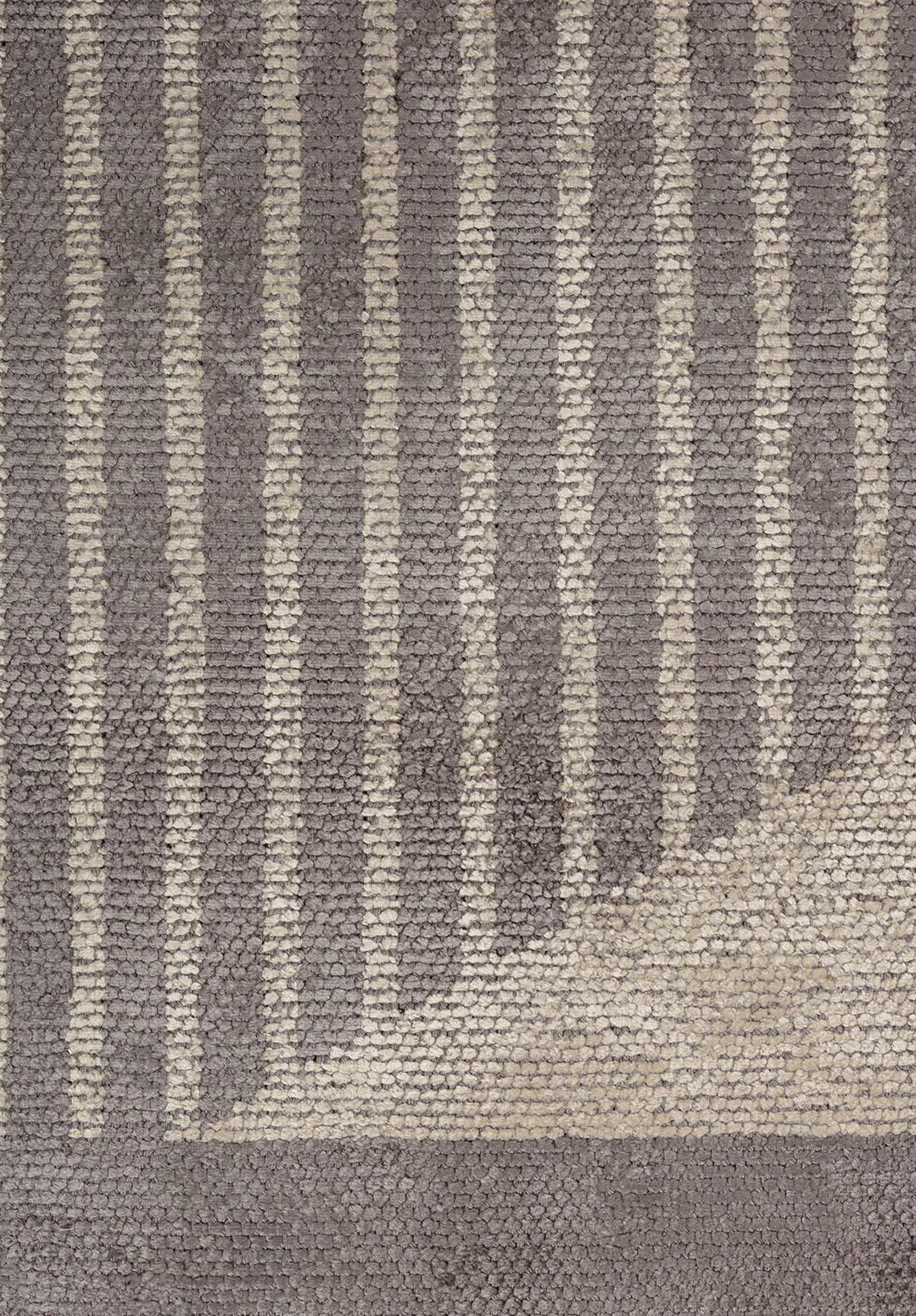 VERTEX DARK GREY - CREAM RUG