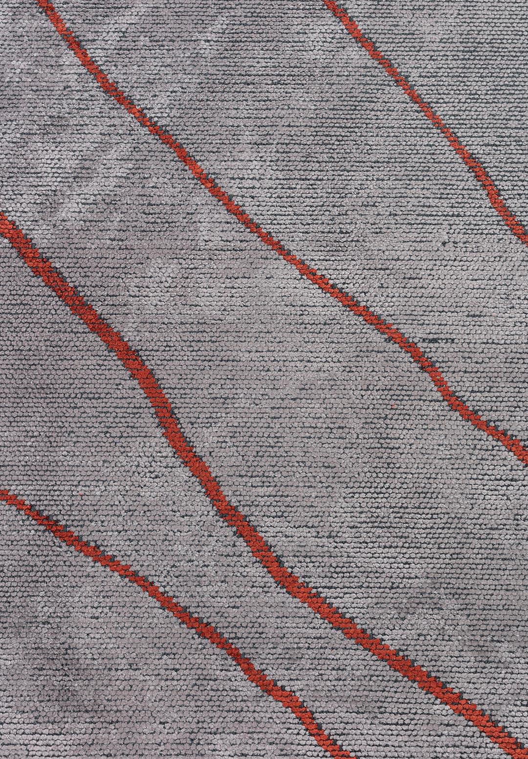 CURVE LIGHT GREY - DARK TERRA RUG