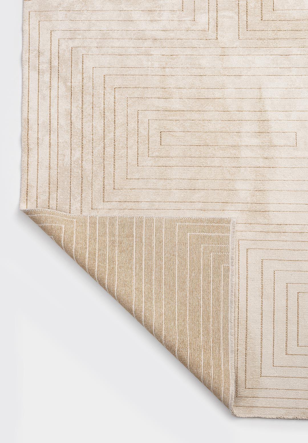 MAZE DARK BEIGE - ECRU RUG