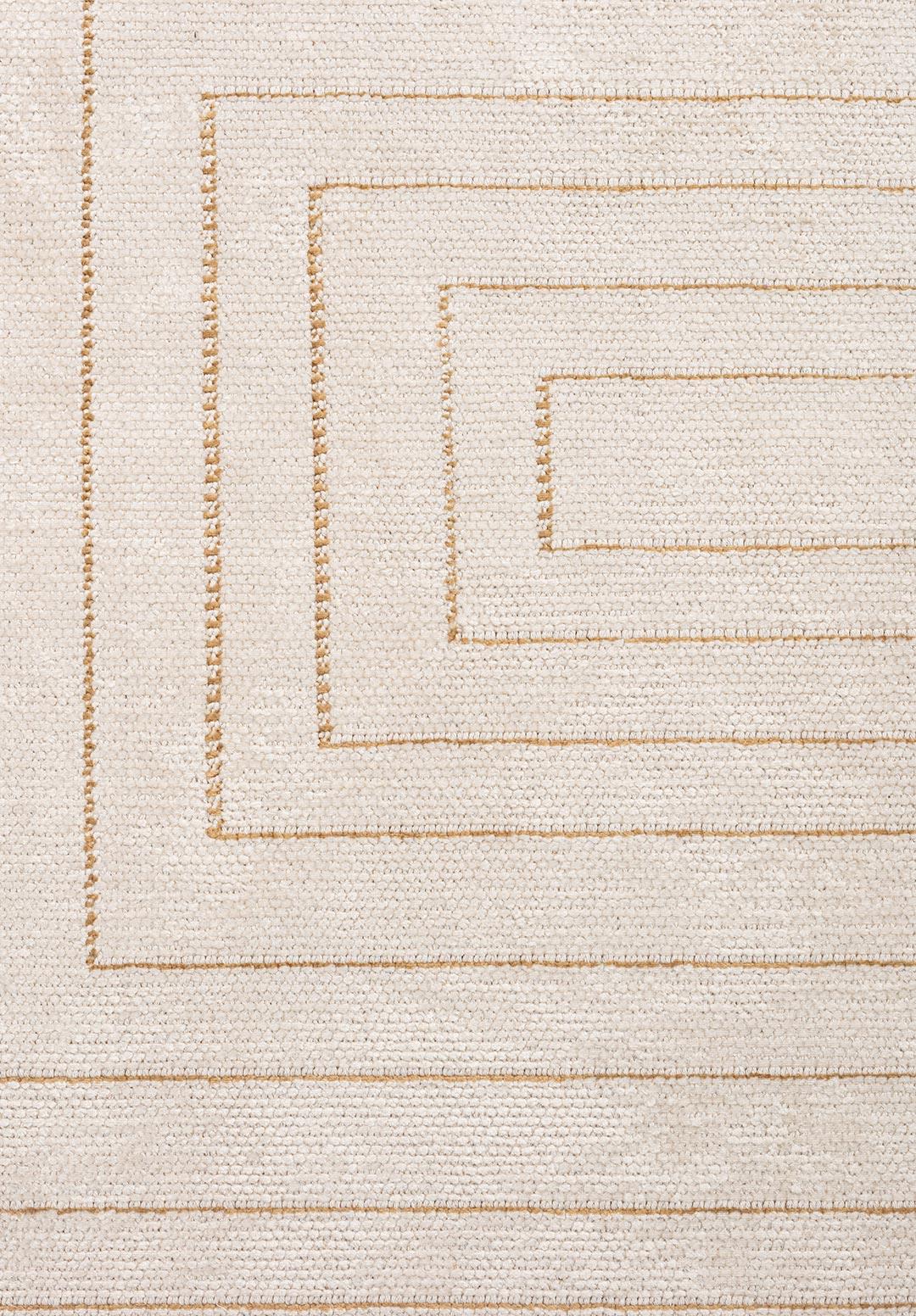 MAZE DARK BEIGE - ECRU RUG