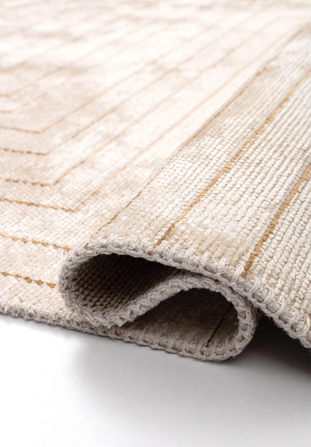 MAZE DARK BEIGE - ECRU RUG
