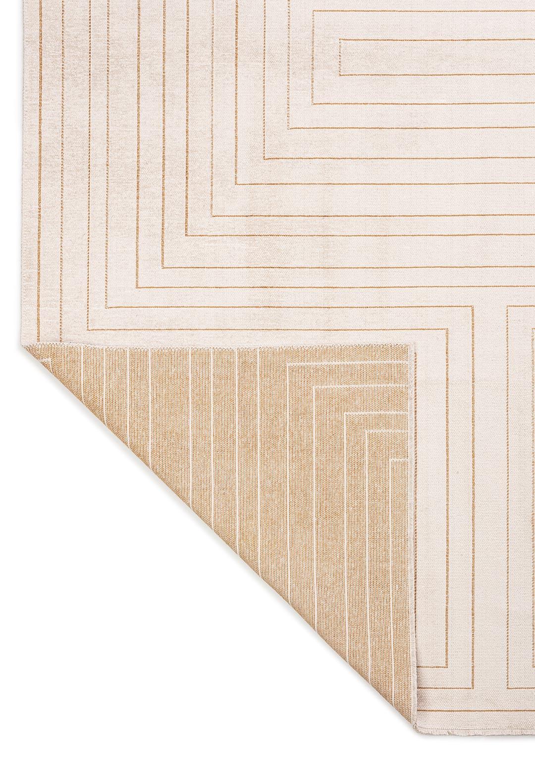 MAZE LIGHT BROWN - ECRU RUG