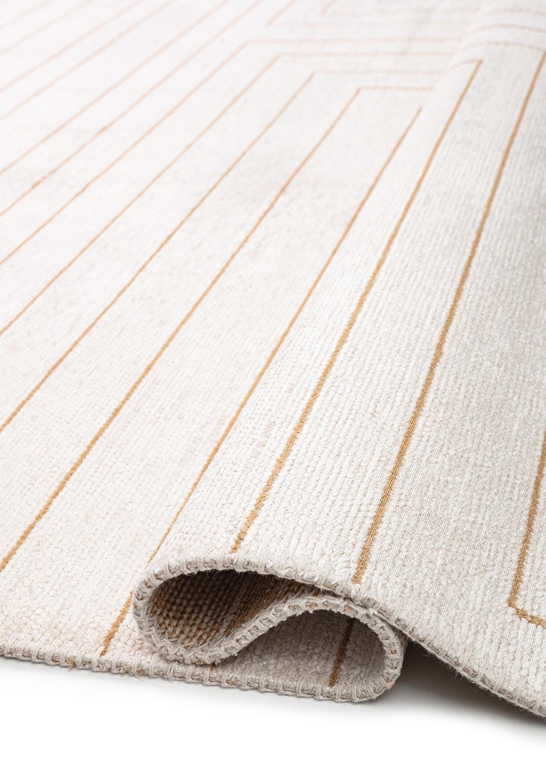 MAZE LIGHT BROWN - ECRU RUG