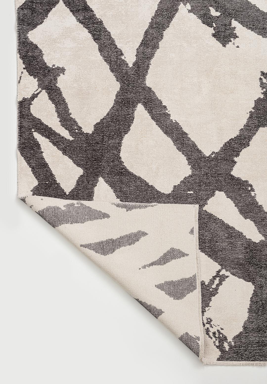 BRANCH CHARCOAL - ECRU RUG