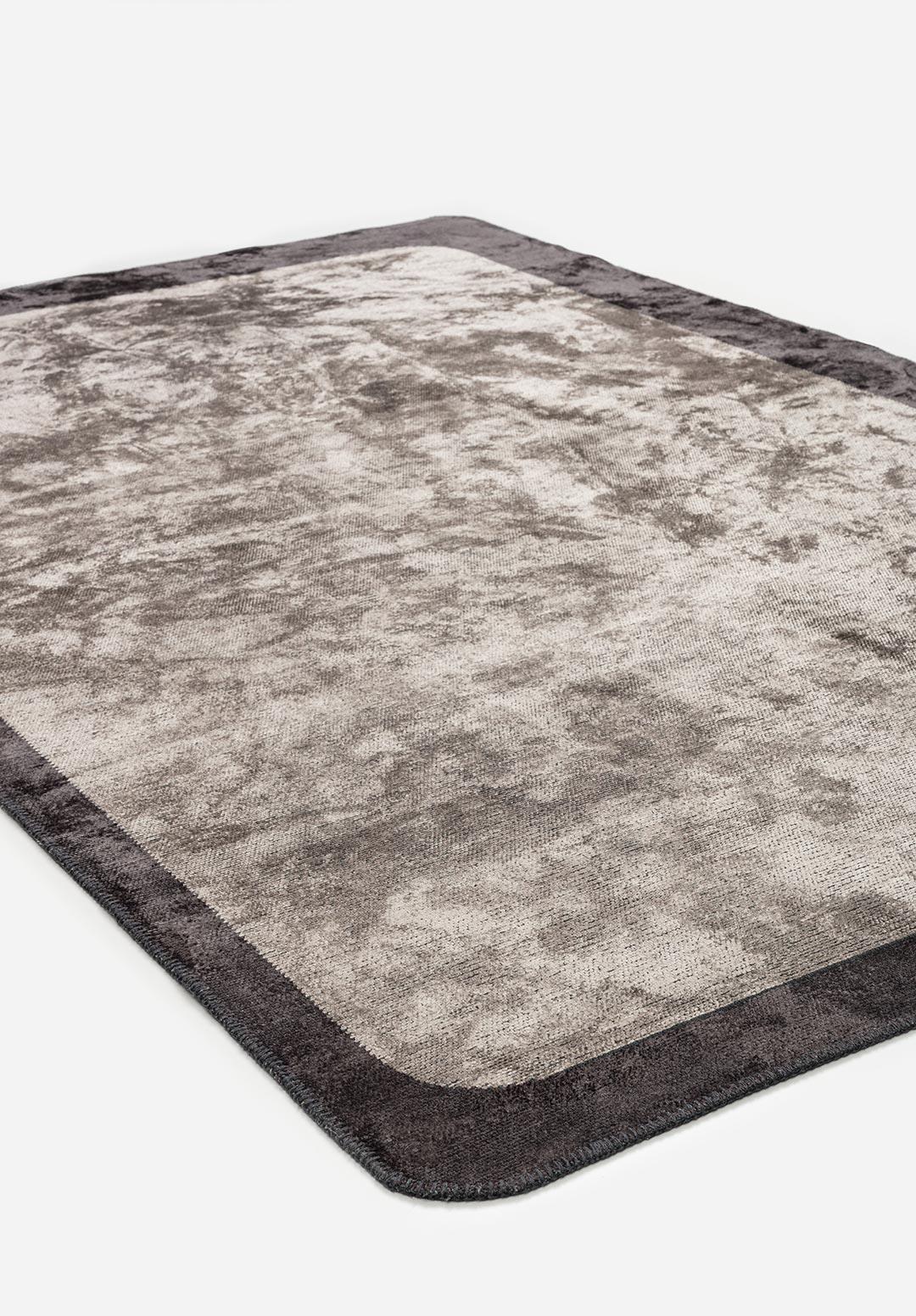 SPOT CHARCOAL - CREAM RUG