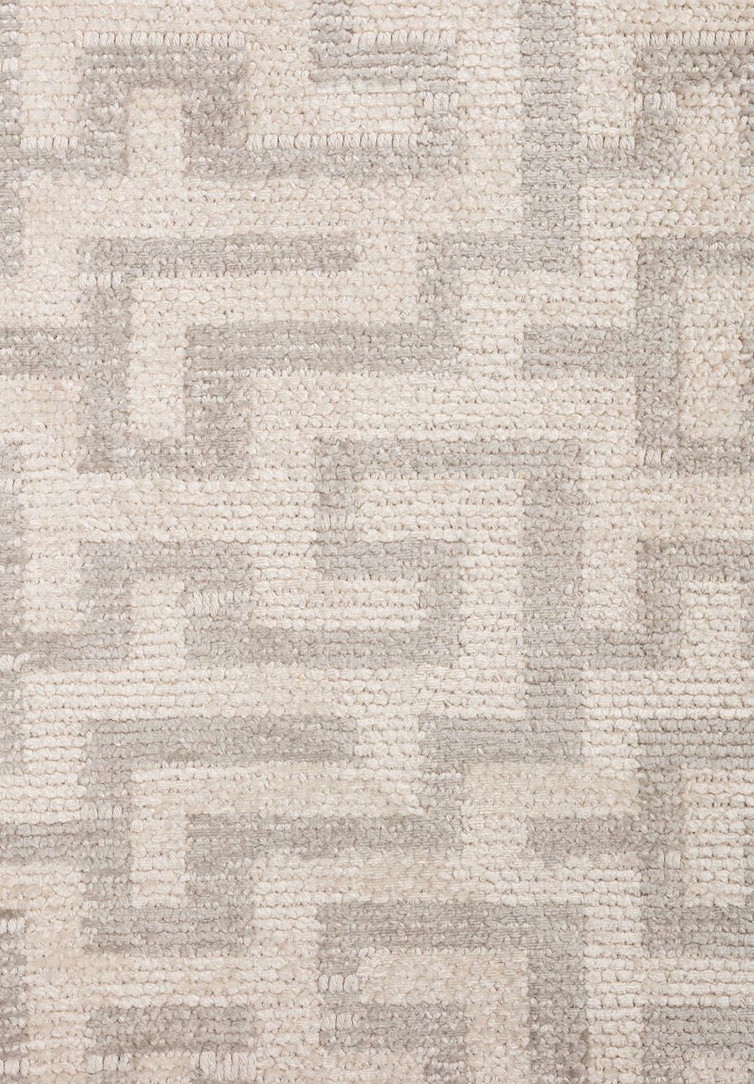 CATERPILLAR LIGHT GREY - ECRU RUG