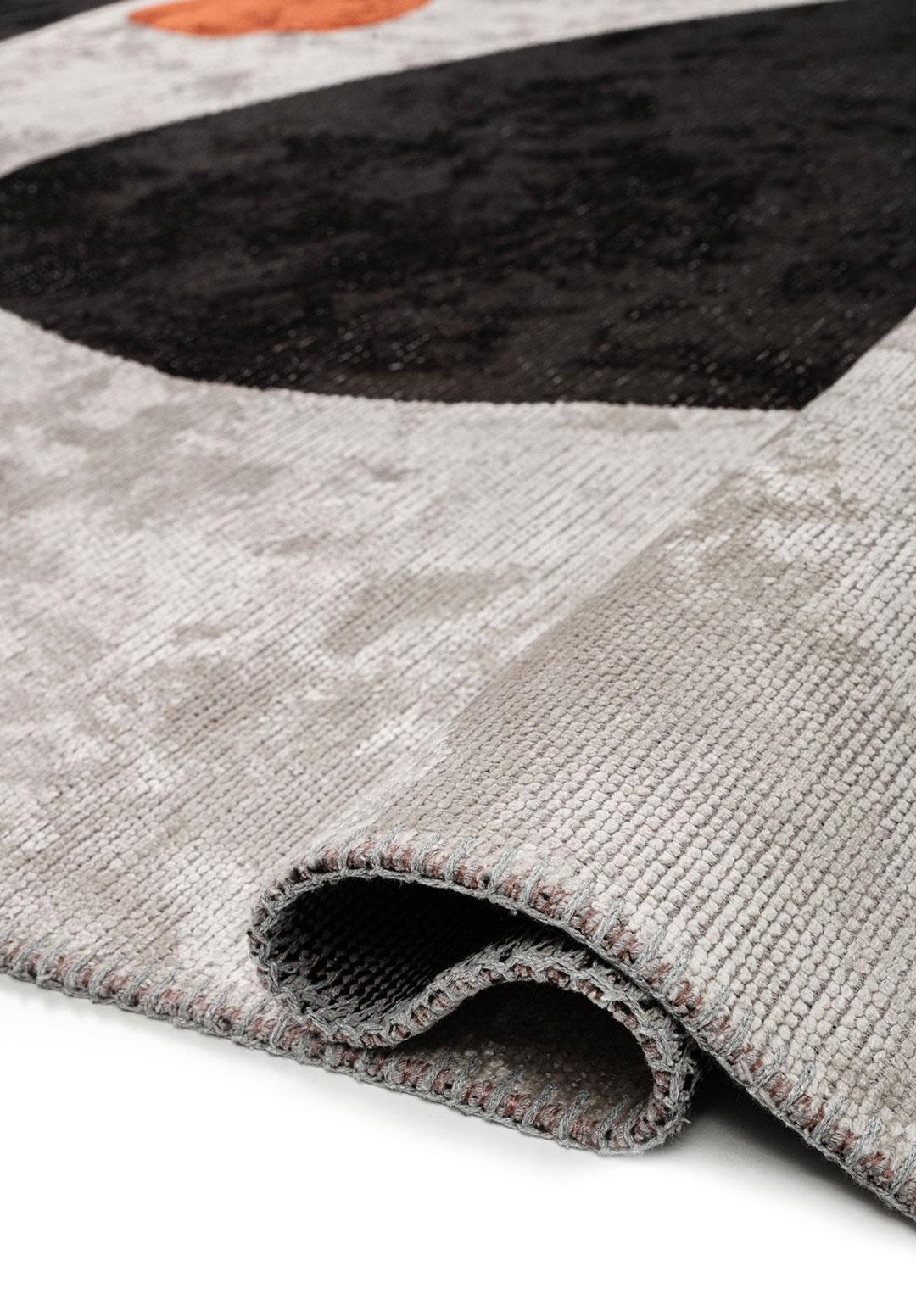 ROCK BLACK - RUST - BONE RUG