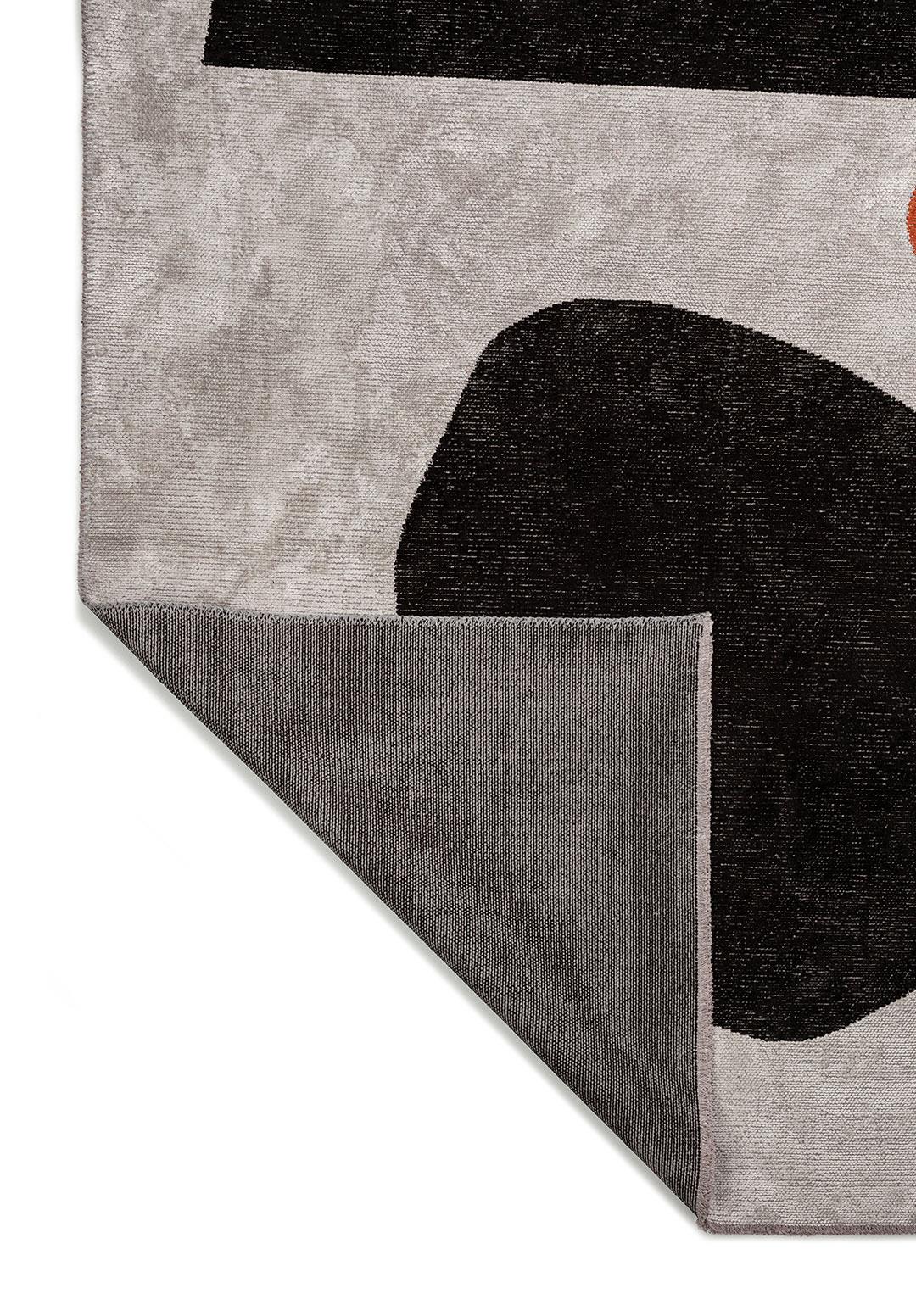 ROCK BLACK - RUST - BONE RUG