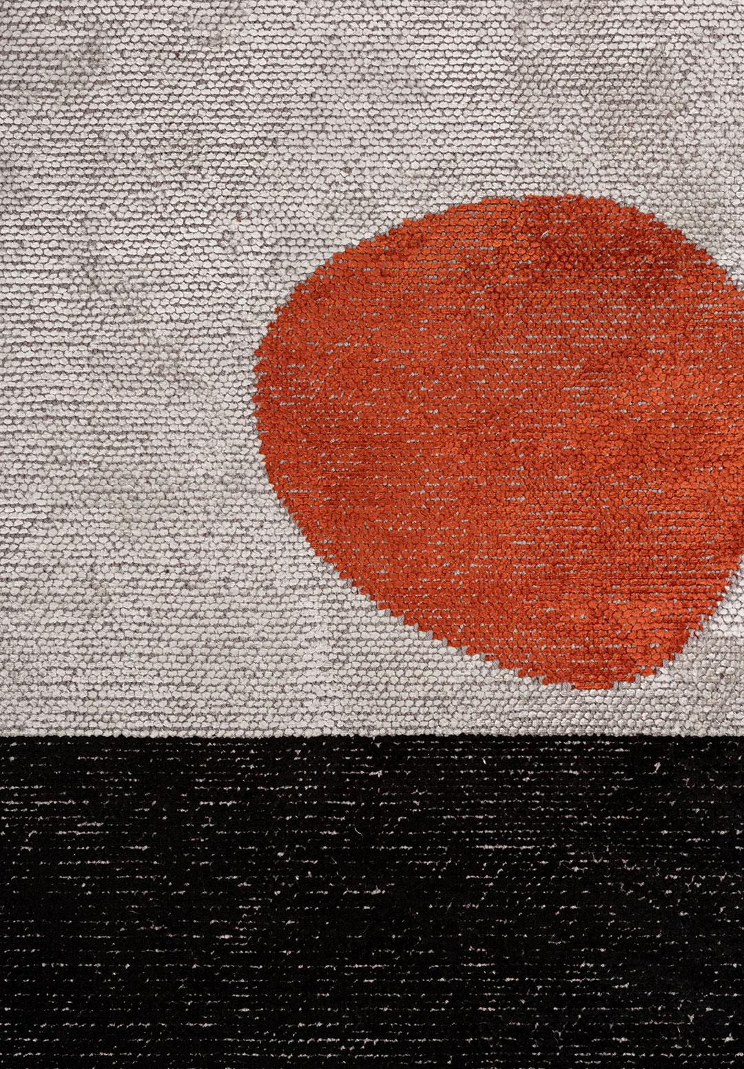 ROCK BLACK - RUST - BONE RUG