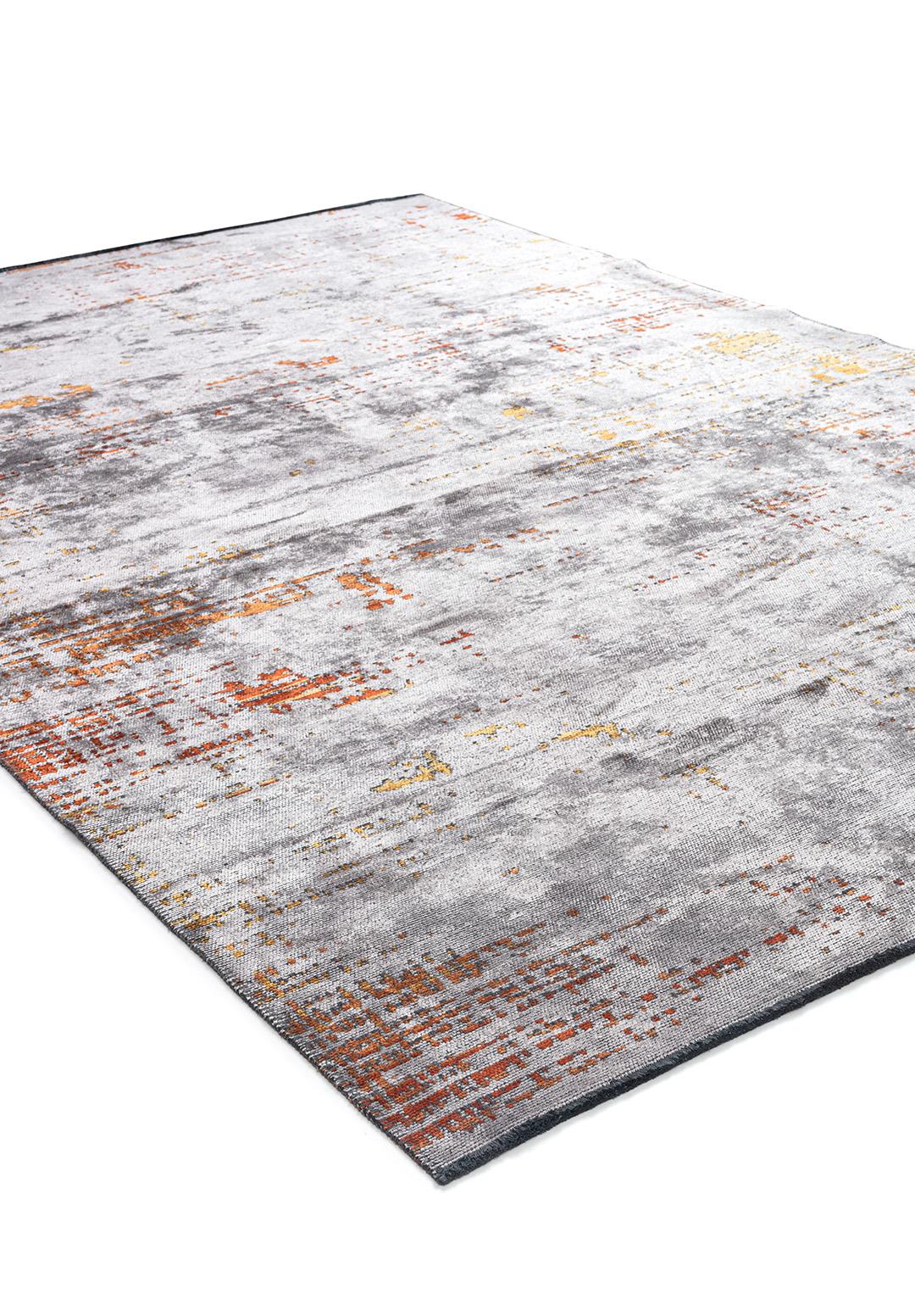 SPACE LIGHT GREY - RUST - TERRA - GOLD - MUSTARD RUG