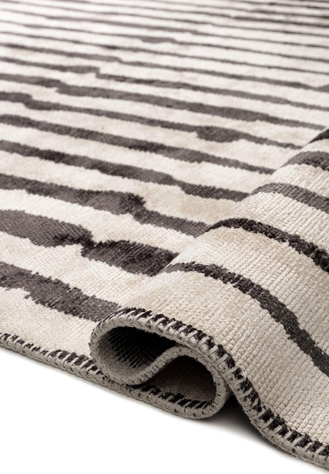 HILL CHARCOAL - ECRU RUG