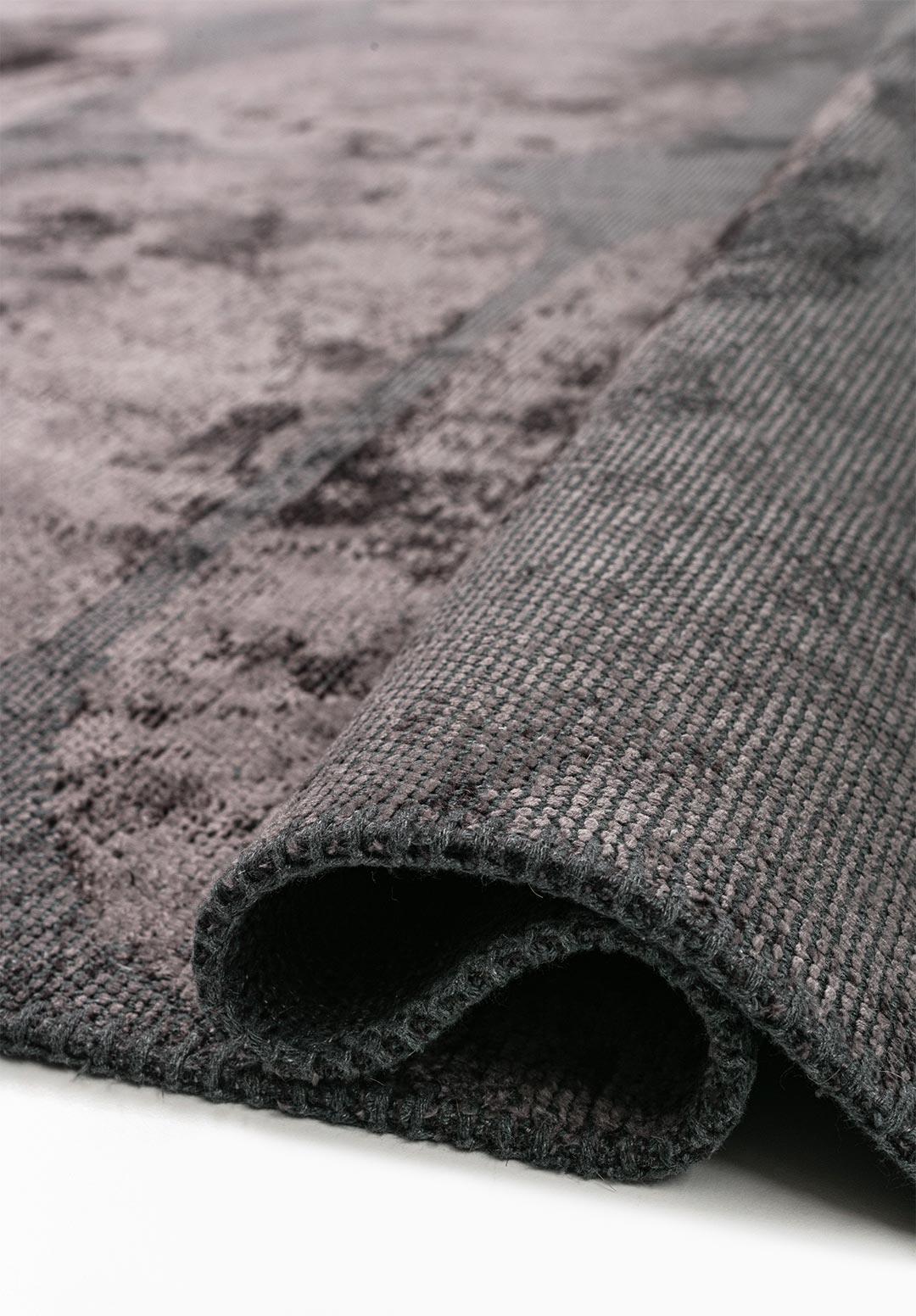 DIAGRAM CHARCOAL RUG