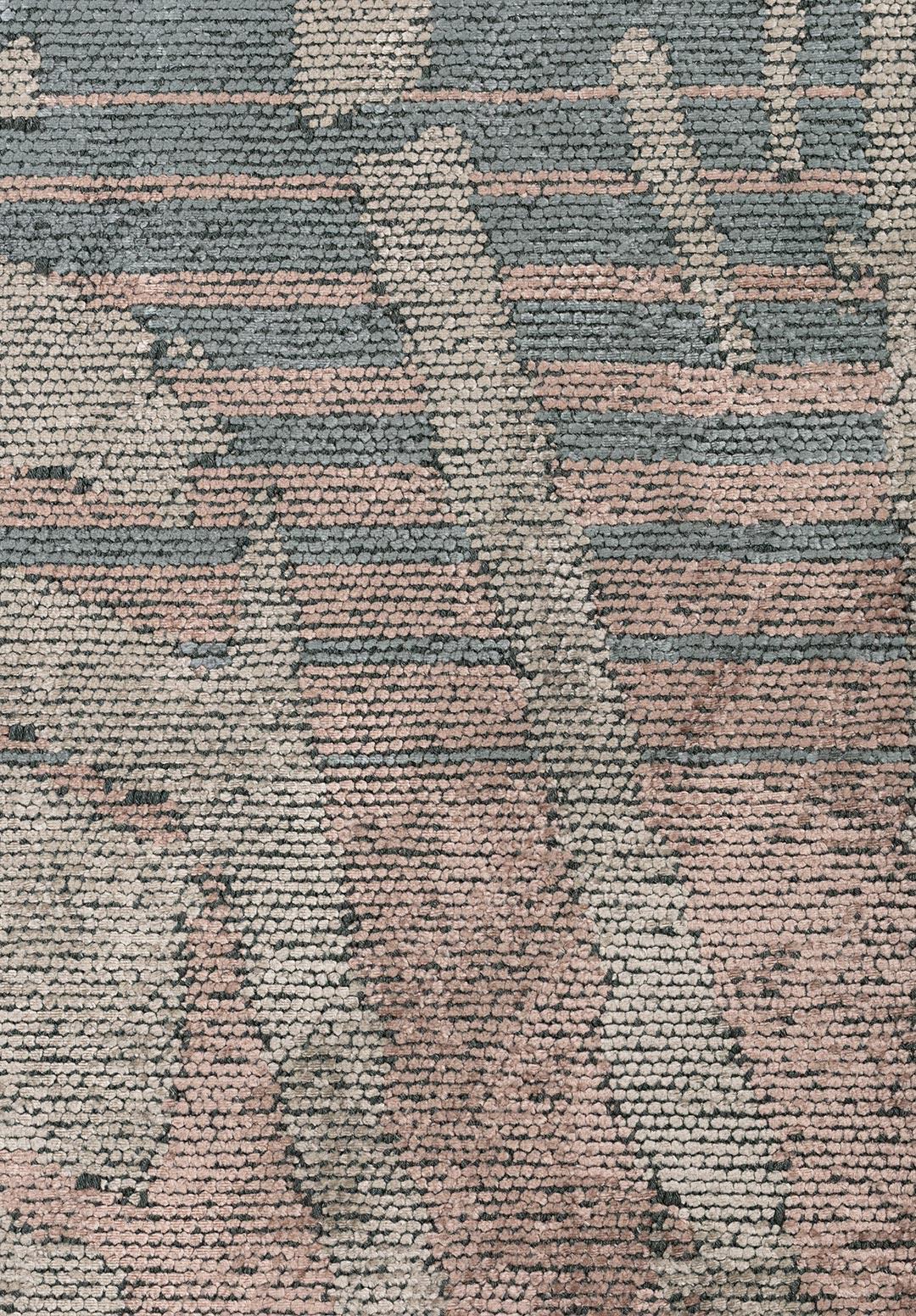 GRAFFITI CHARCOAL - DARK MINK - BLUE - COPPER - CREAM RUG