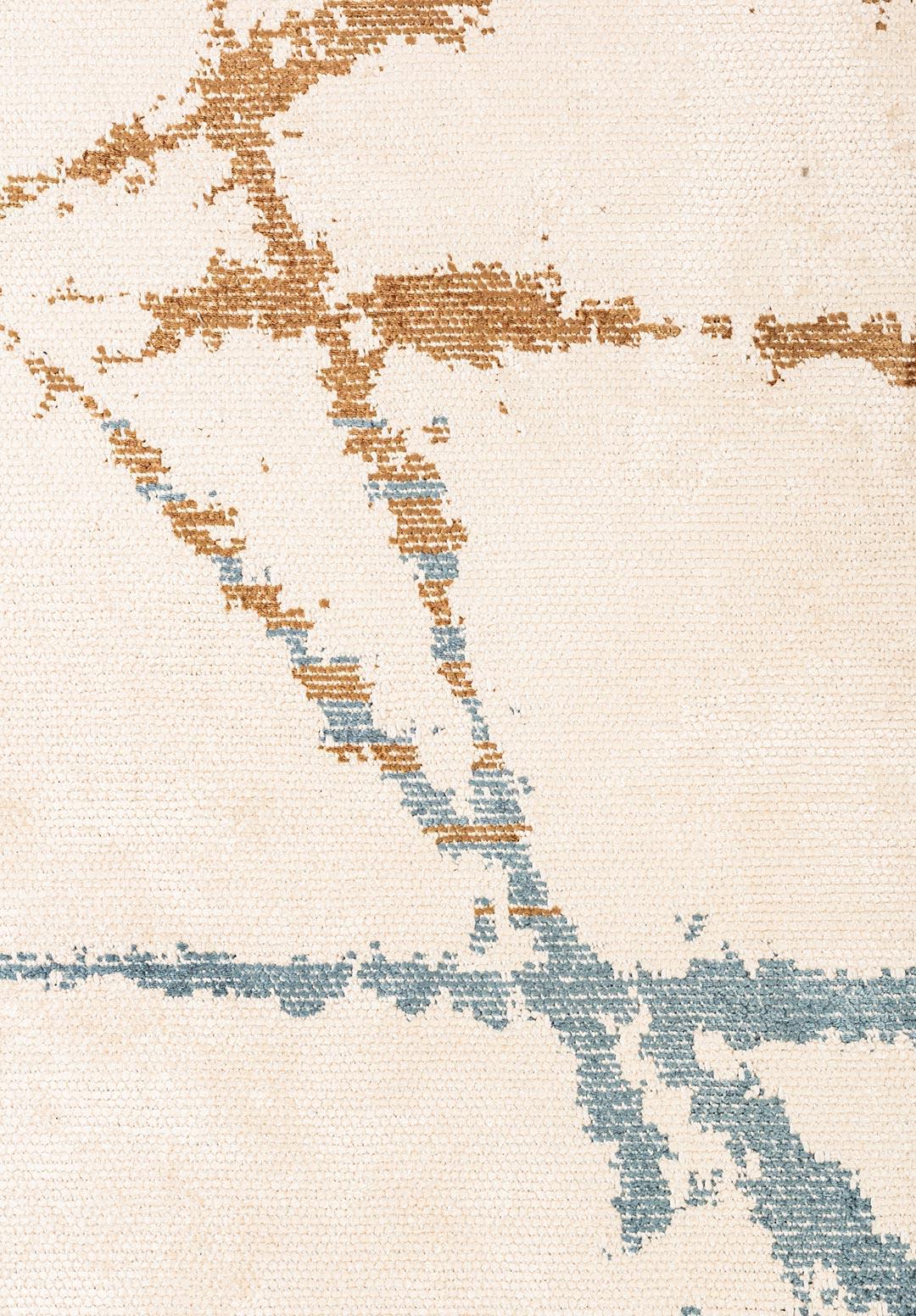 CRACK DARK NAVY - MINK - BLUE - ICE BLUE - ECRU RUG