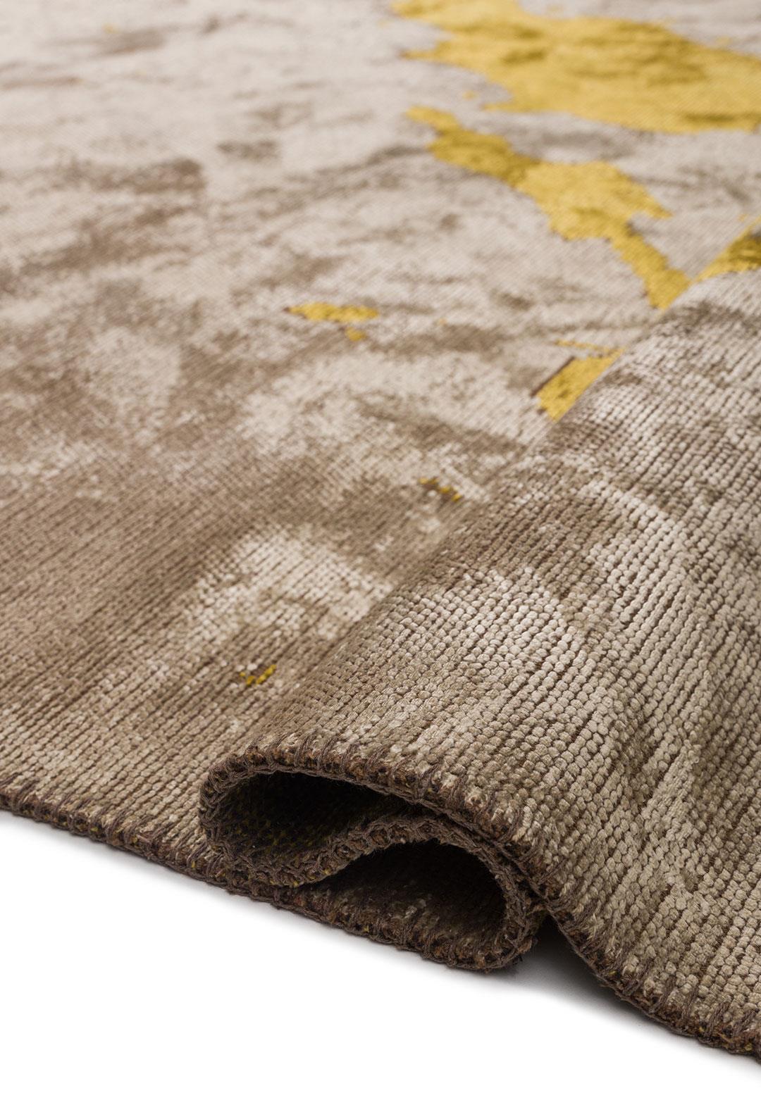 SPILL YELLOW - LIGHT GREY RUG