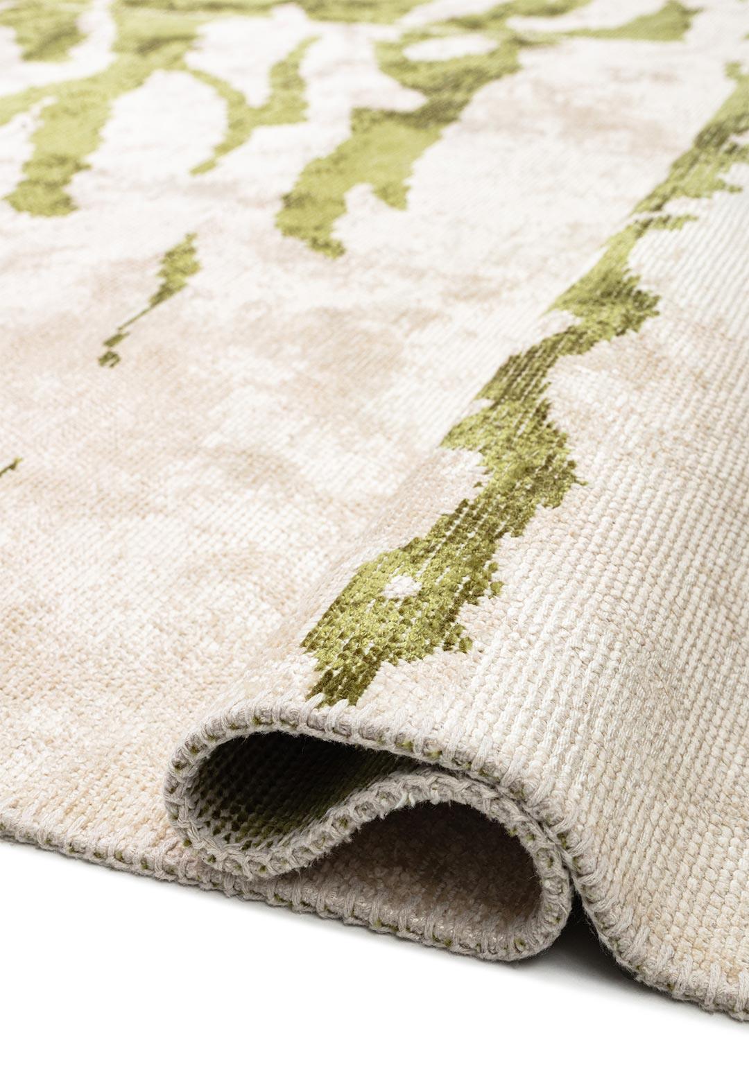 BUSH GREEN - ECRU RUG