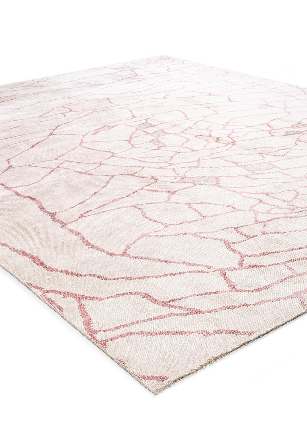 DRY DAMSON - LIGHT GREY - ECRU RUG