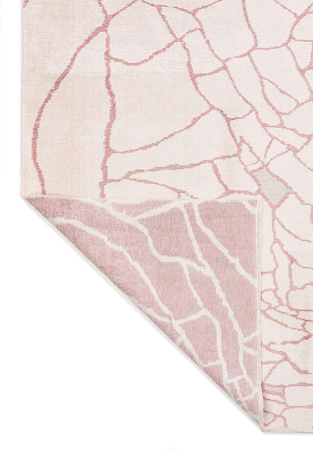 DRY DAMSON - LIGHT GREY - ECRU RUG