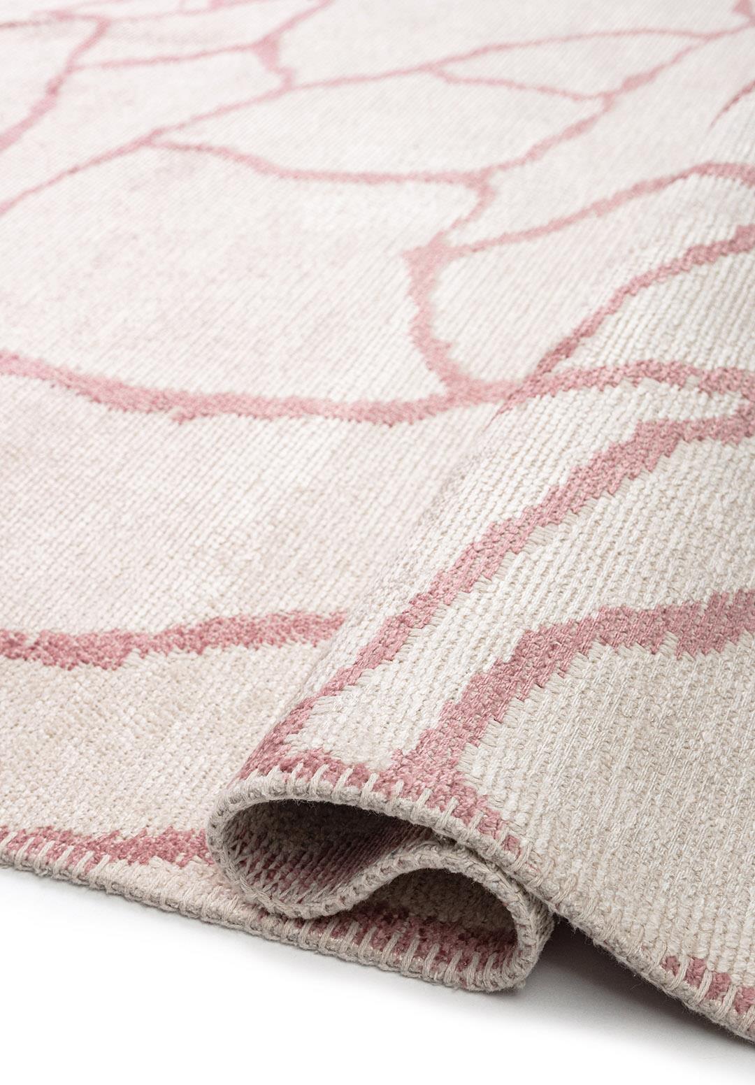 DRY DAMSON - LIGHT GREY - ECRU RUG