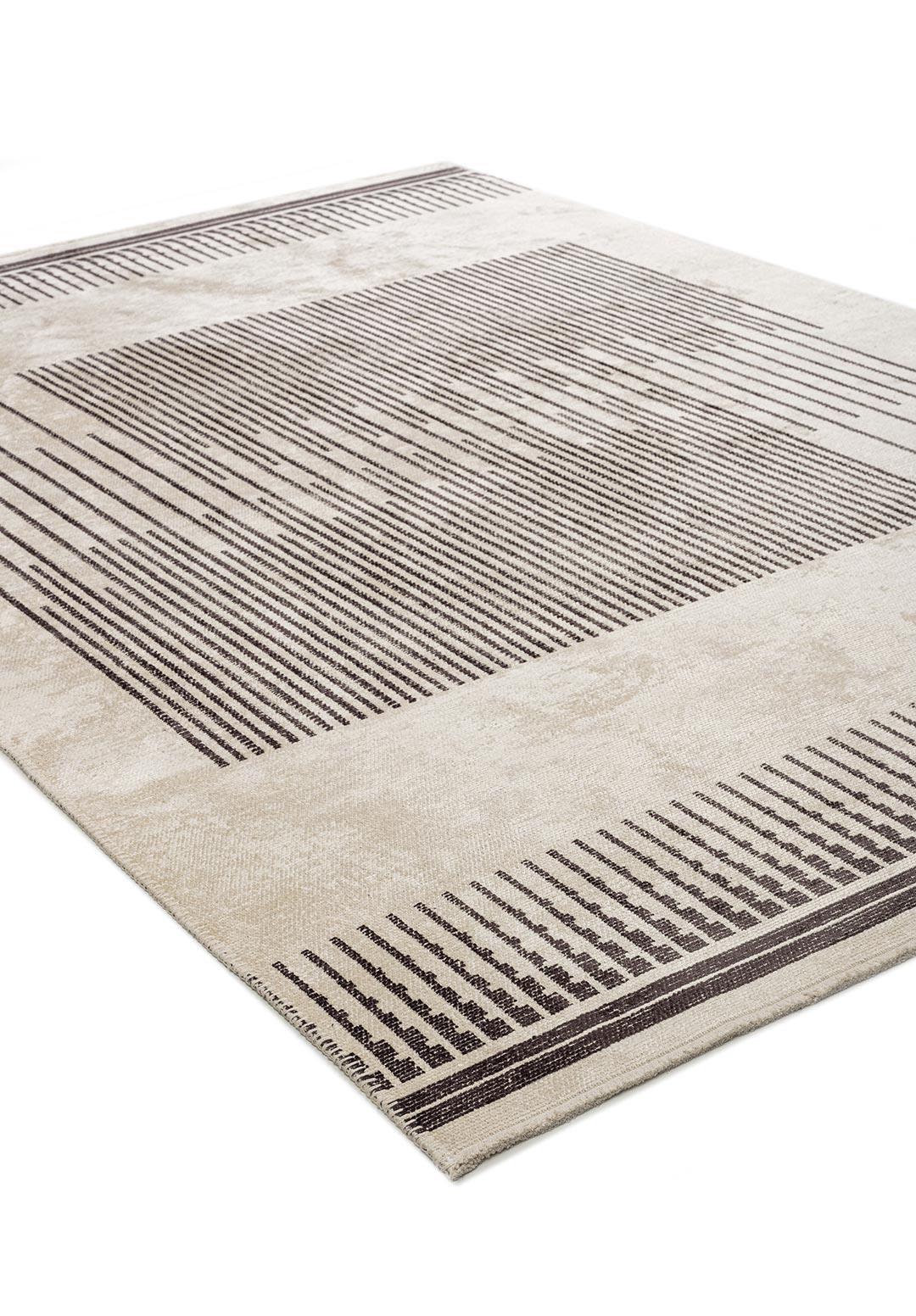 SPECTRUM CHARCOAL - ECRU RUG